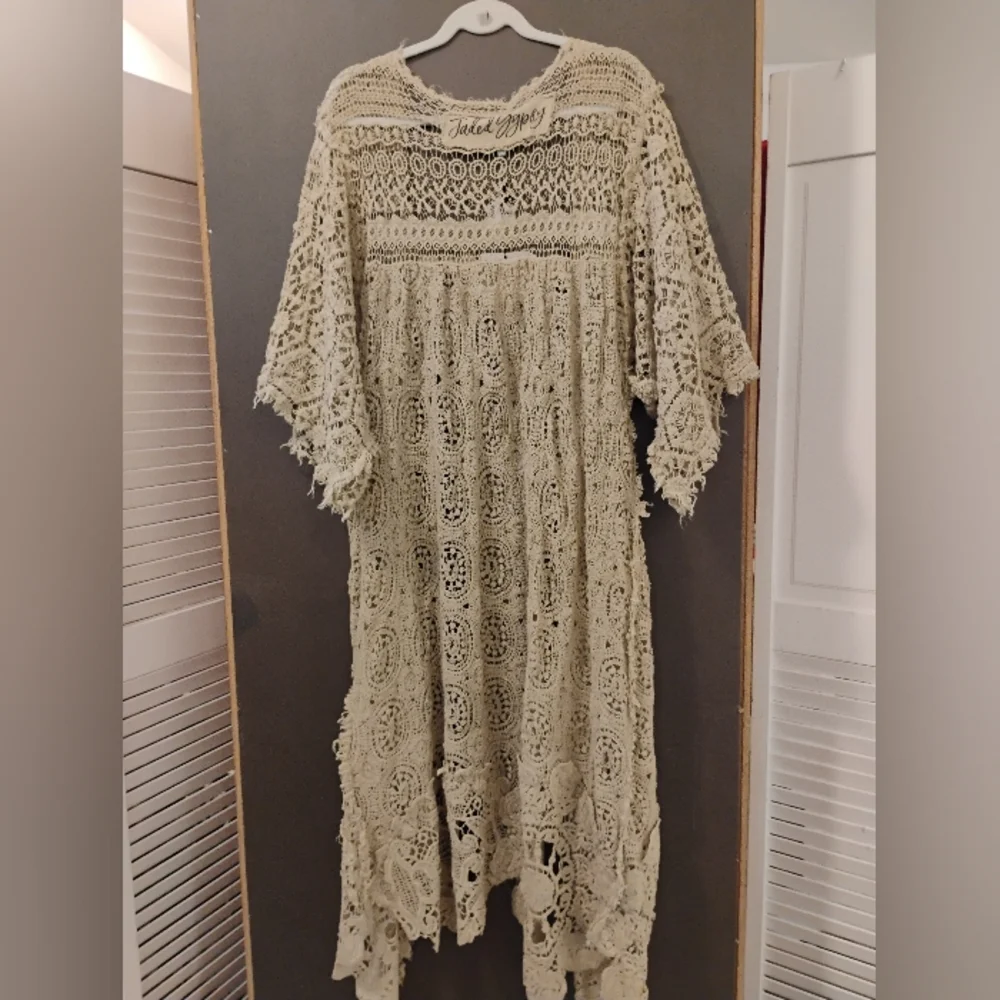 Jaded Gypsy Forever Timeless Crochet Kimono Duster OS NWT - Picture 8 of 15